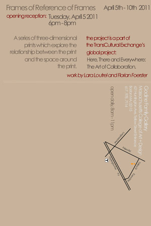 Frames of Reference of Frames postcard back